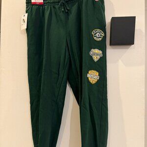 Champion Men's Phys. Ed. Patch Sweatpants,pine grove,limited edition, green